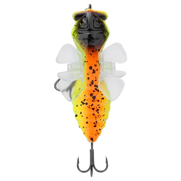 Hard Fish Lure Bionic Cicada Shape fiskebete med roterande snurrar Propeller Diskantkrok 7,5 cmY238-4