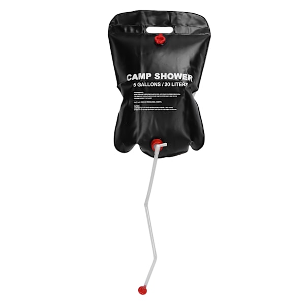 Solvärme campingduschväska Bärbar campduschväska PVC klättersommardusch