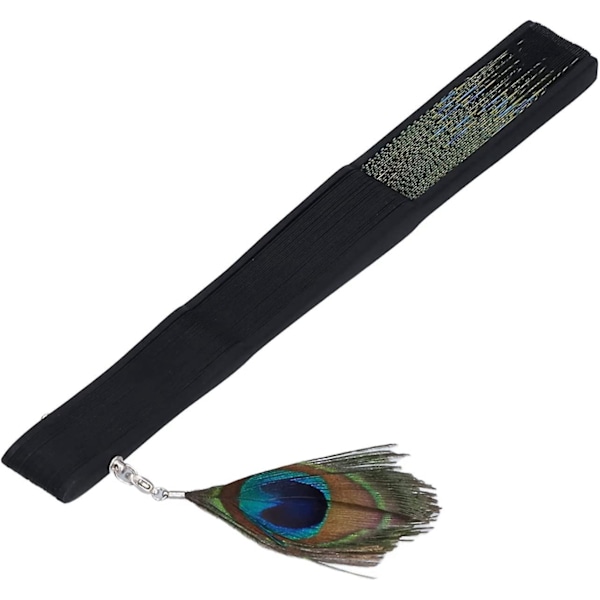 Peacock Design Bambus Folding Håndvifte til Brudetilbehør og Bryllupper