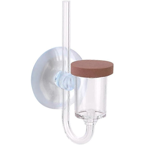 Akvarium Kuldioxid Transparent Bobletæller Refiner Akvariefisk Vandplanter (S)