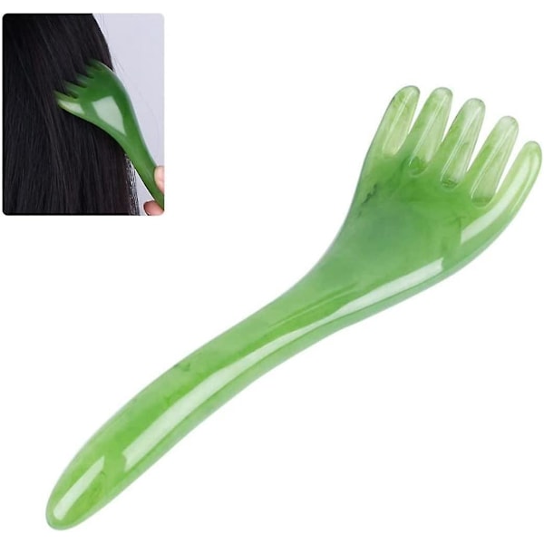 Haiqings Gua Sha -kampa: Kasvojen Jade-kivihierontaväline