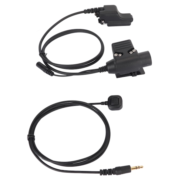 U94 PTT Adapter Holdbar Bærbar Military Intercom Headset Adapter til MOTOROLA XTS2500