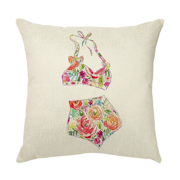 En uppsättning med 4 kuddfodral 45 x 45 cm Dekorativa örngott för soffa Vardagsrum Sovrum Stol Heminredning