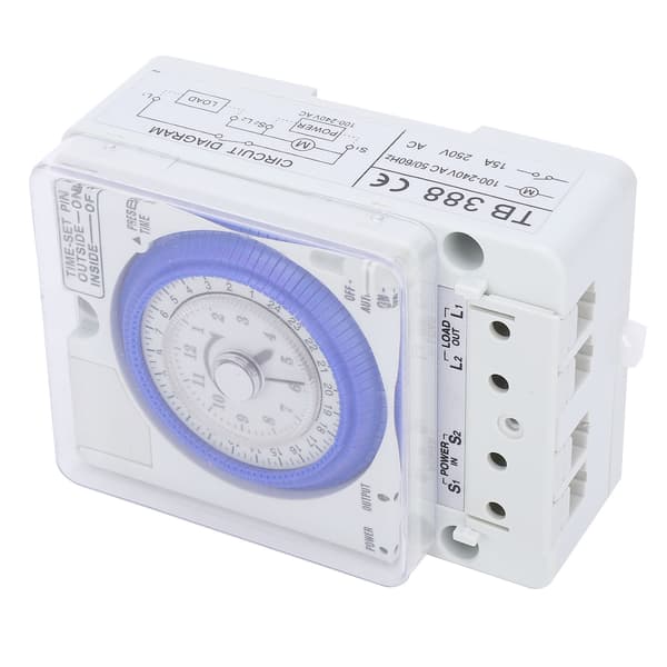 TB‑388 24-timmars tidur programmerbar kvartsstyrd stegmotor timer AC100‑240V 50/60Hz