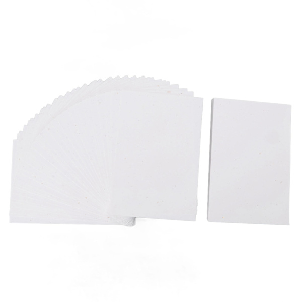 100 st Cardstock Bärbar små handmålade konstkort Papper Vita tomma vykort Pack Set för Art Mail