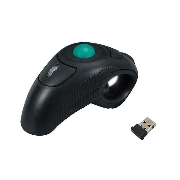 2.4g Trådløs Luftmus Ergonomisk Styrekule Håndholdt Finger Usb Mus Usb Optisk Styrekule Mus