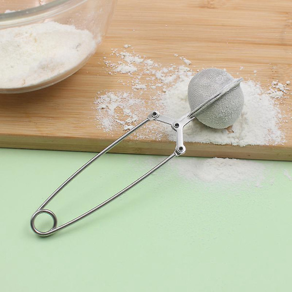 Premium Snap Ball Teestrainer i Rustfrit Stål - Pakke med 3, Fine Mesh Te-Infusere til Løse Blade