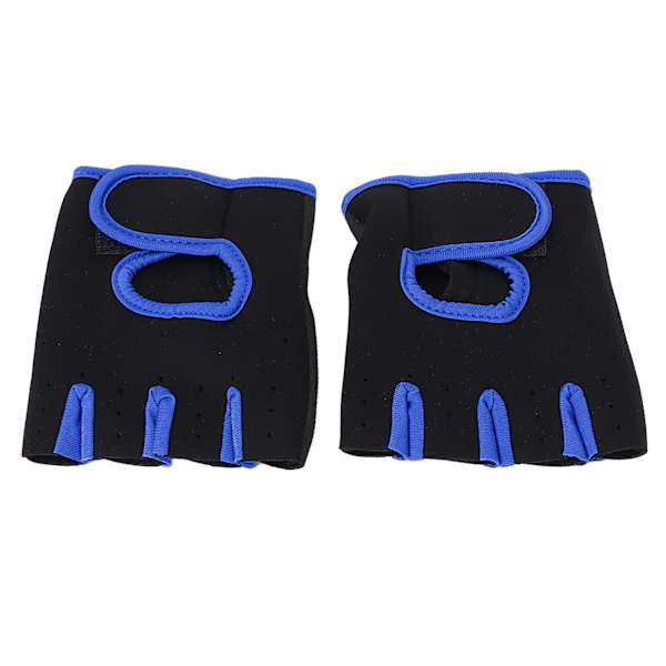 Handledsskydd Sport Justerbart handledsstöd Fingerlösa gymhandskar för skridskoåkning Tyngdlyftning Royal BlueM