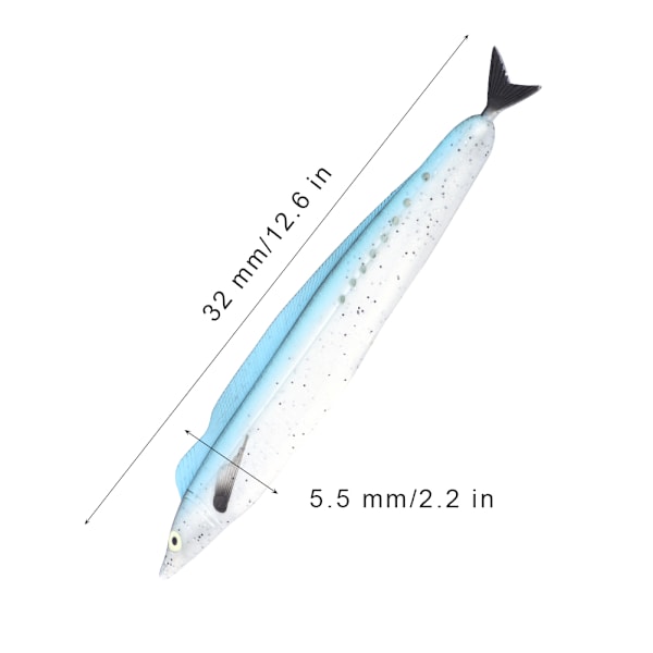 1 stk HENG JIA naturtro fiskelokker i plast (A)