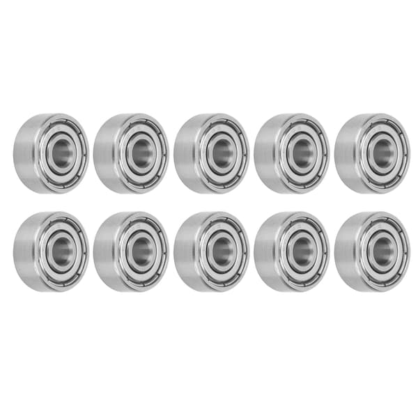 10 stk. S624ZZ 4x13x5mm kuglelejer i rustfrit stål til longboards rulleskøjter dele