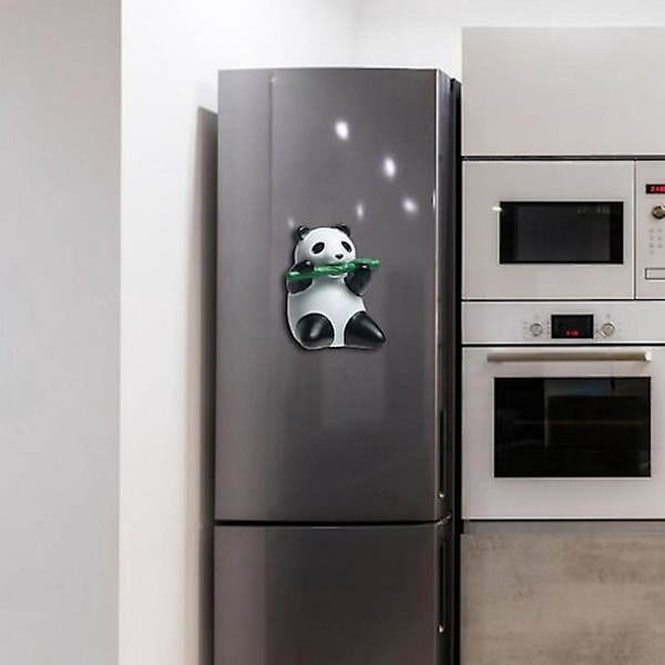 Søde Panda Køleskabsmagneter - Sjove Stickers til Kontor, Kalender og Hjem