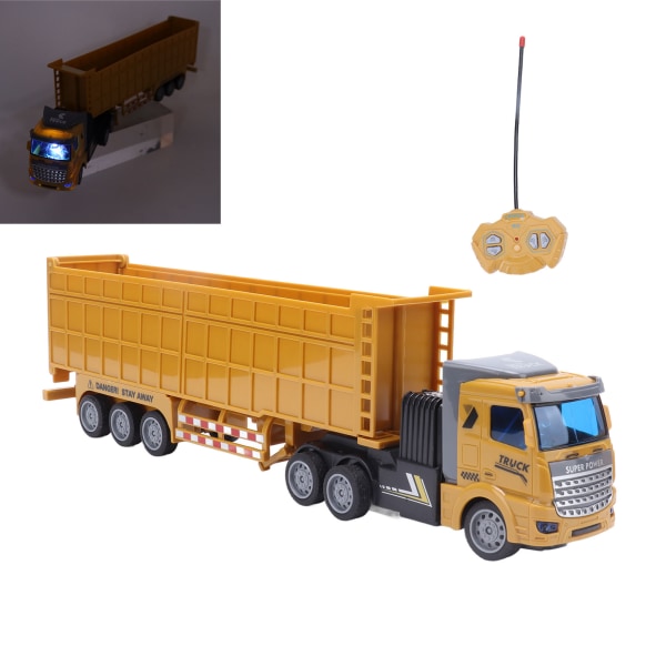 RC Engineering Truck 1:48 skala trådløs fjernkontroll Høy simulering Avtakbar høy fleksibilitet RC dumper bagasjerom for 3+