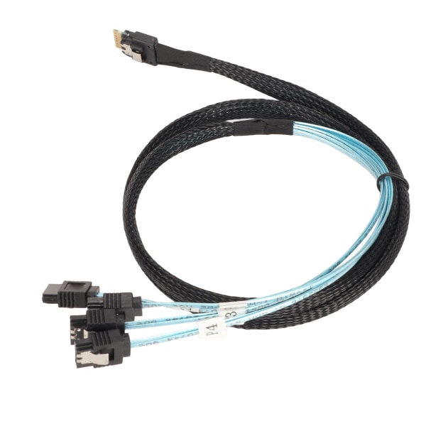 SAS-kaapeli SFF-8654-4 SATA 7-nastainen levyn nopeampi lähetys mini PVC -tietokoneen lisävarusteet 1 metri / 3,3 jalkaa
