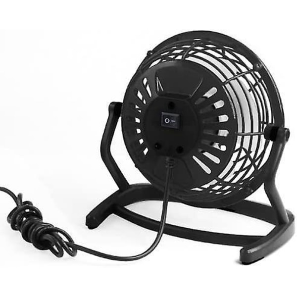 USB Mini Bordventilator, Bærbar & Støjsvag Køling til PC Laptop Computer