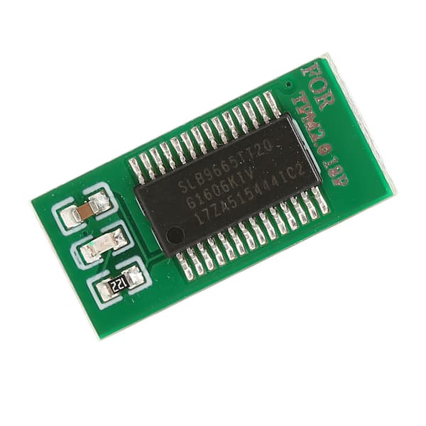 TPM 2.0 Modul PCB Material LPC Interface TPM 2.0 Krypteringssikkerhedsmodul til kontor, forretning, hjem til Asrock 18Pin