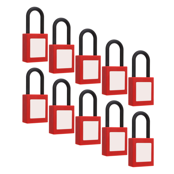 10 kpl Lockout Tagout Lock Nylon Beam Insulate Set Teollisuuden kemialliseen power