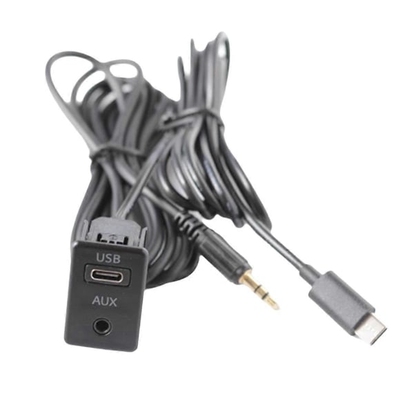 Bil Android Navigationsmaskin AUX Panel USB-C+AUX Gränssnittspanel
