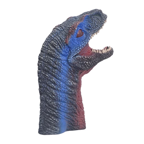 Dinosaur Hånddukke Ikke-giftig Blød Gummi Interaktiv Dinosaurdukke Legetøj til Børn