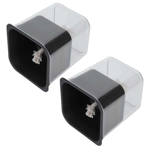 2 stk Blomsterpotte Transparent Plantepotte Selvannende Automatisk Vannabsorpsjon Planter