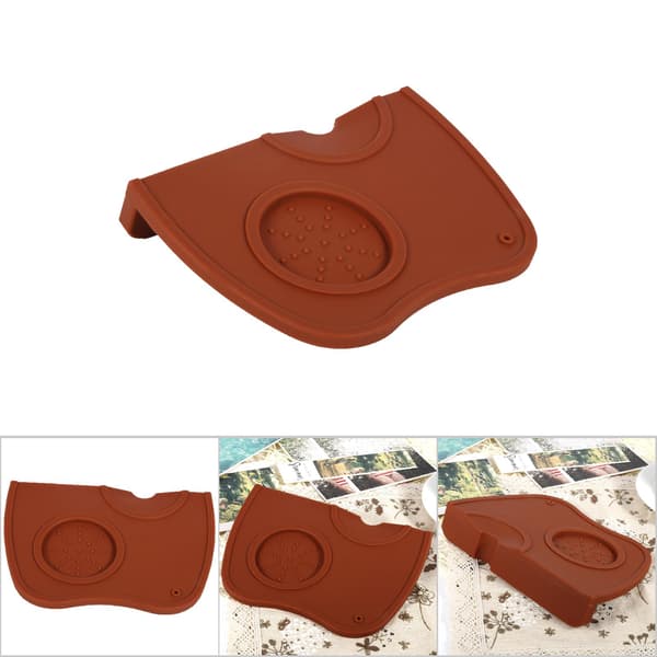 1x Sklisikker Espresso Kaffe Tamper Tamping Holder Silikonmatte (Kaffe)