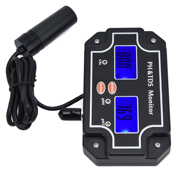 PH TDS-monitor LCD digital multifunktionell vattenkvalitetsanalys testare EU-kontakt 230V PH‑2683