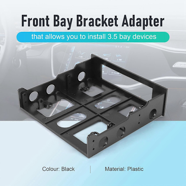 3.5 til 5.25 Harddisk Bay Front Bay Beslag Adapter