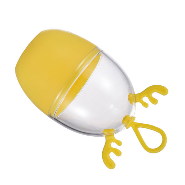 Pölytiivis sarjakuva meikkisienipidike Yellow