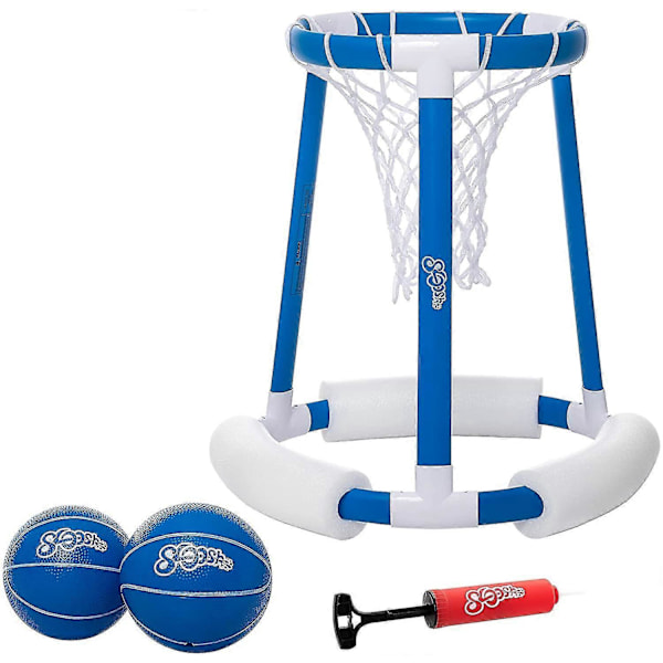 2025 Lämplig Flytande Basketkorg Spel För Pool | Inkluderar Korg, 2 Bollar Och Pump, Uppblåsbar Basketkorg Vattenbasketspel