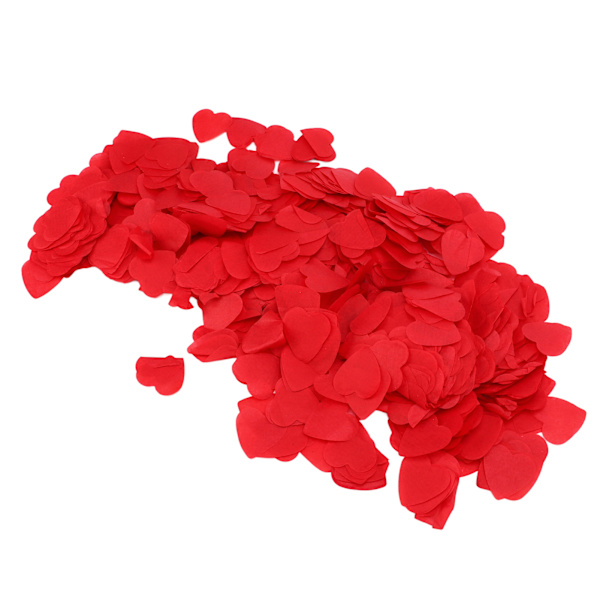 Paper Confetti 8 Pakkausta 16000 Kpl Biohajoavaa Punaista Sydänkonfettia Häät Kosinta Juhla Koriste Tarvikkeet