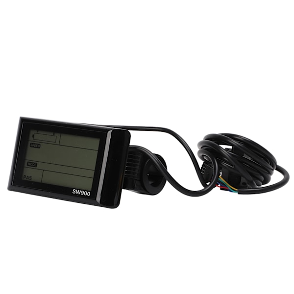 Elektrisk cykel SW900 display med 36V 48V stik - Holdbar elektrisk cykel LCD display