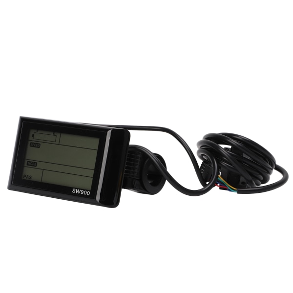 Elektrisk cykel SW900-display med 36V 48V-uttag Hållbar elektrisk cykel LCD-display
