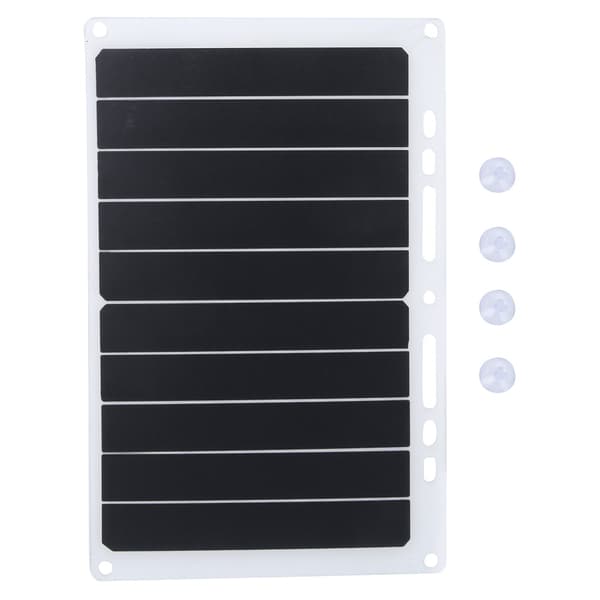 Solpanelmonterings tilbehør Monokrystallinsk silicium telefonopladning Solpanel Hvid