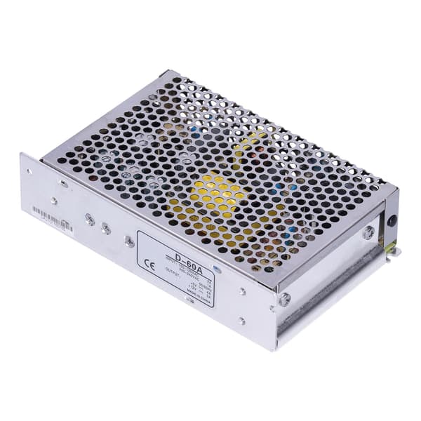 BERM Kytkentävirtalähde Kaksoislähtö DC 5V/4A 12V/3A Tulojännite 115/230VAC D-60A
