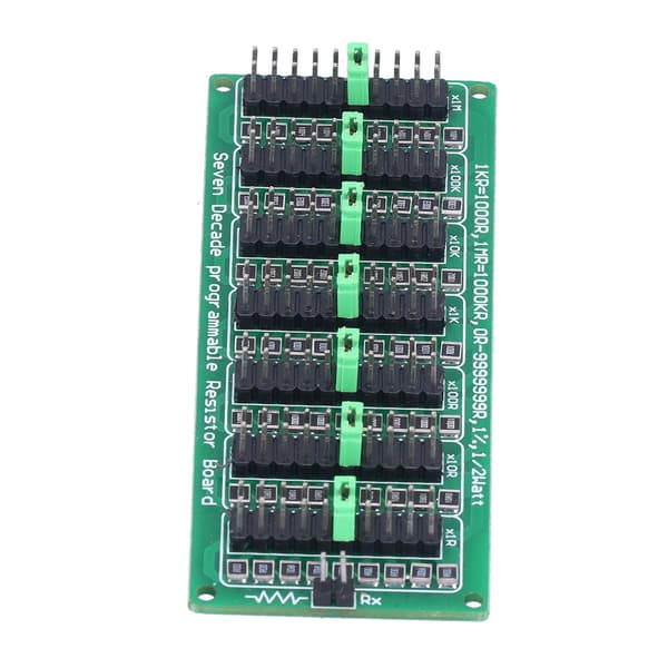 Programmerbar modstandsplade 1R til 9999999R 8 sektioner 0,1R Lavpris nøjagtighed elektronisk komponent