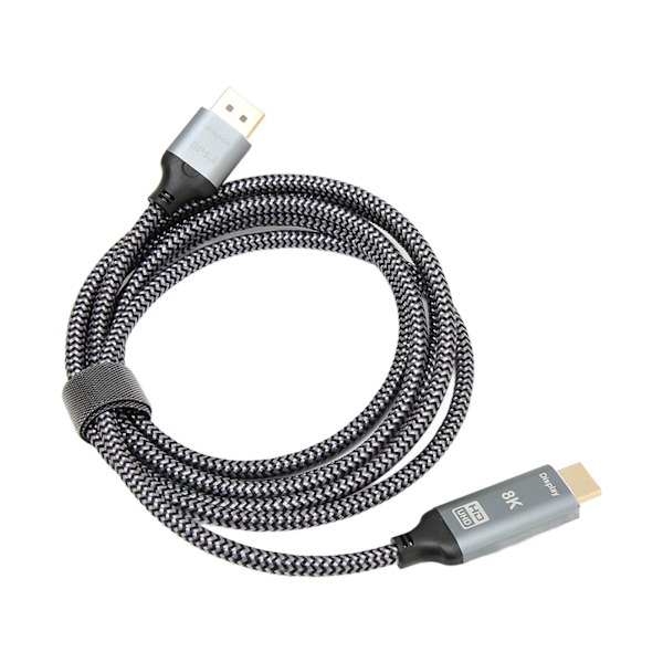 DisplayPort 1.4 til HD Multimedia Interface 2.1 Adapterkabel 8K DisplayPort Han til HD Multimedia Interface Hun Kabel