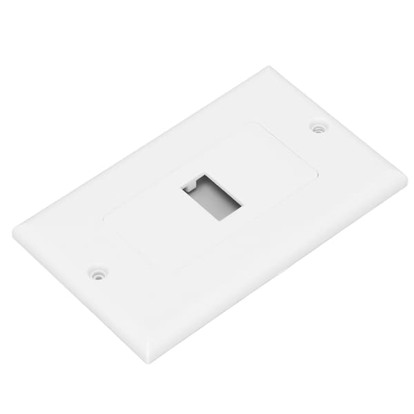 2st HD Multimedia Interface Väggplatta 4K Enkel Installation AV Väggplatta med Kabel för Hemmabio