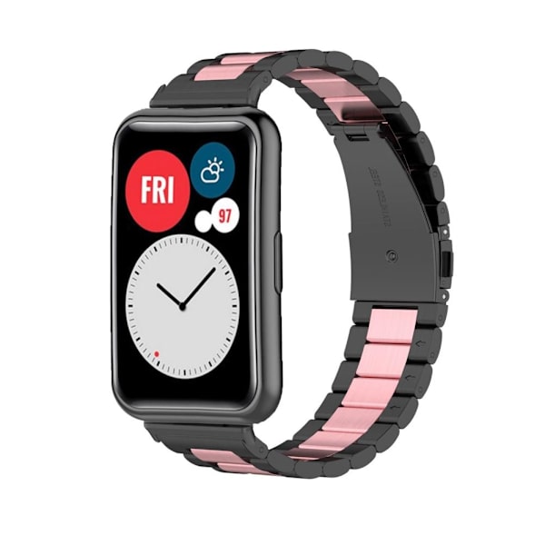 Udskiftningsremme Kompatibel med HUAWEI Watch FIT2 Smart Watch Rustfrit Stål Metal Udskiftningsarmbånd Smartwatch Rem