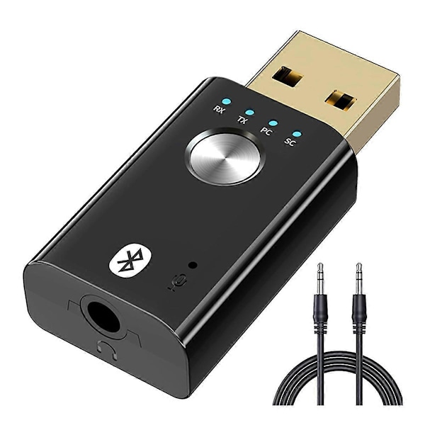 4-i-1 USB Bluetooth 5.1 Sändare Mottagare