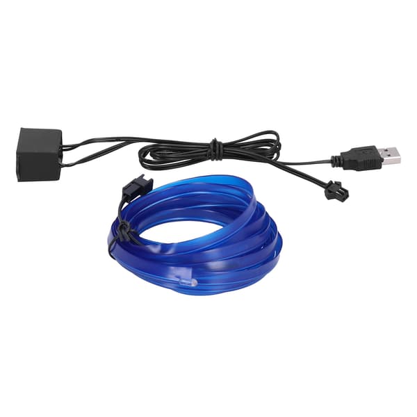 3 meter / 9,8 ft USB bil ambient lys fleksibel LED lysstrimmel bil interiør dekorativ lampe