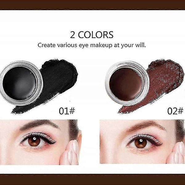 3 stk. Silikon Eyeliner Verktøy, enkel Eyeliner uten hopp, gjenbrukbart Silikon Eyeliner Verktøy Vanntett Langvarig Eyeliner