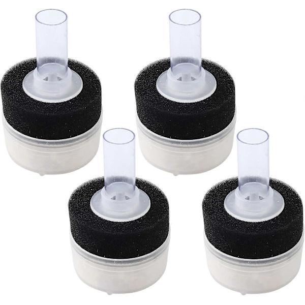 4-pakning Luftdrevet Biofilter Svamp Akvariefilter, Bio Svampfilter, Svamp, Luftpumpedrevet for