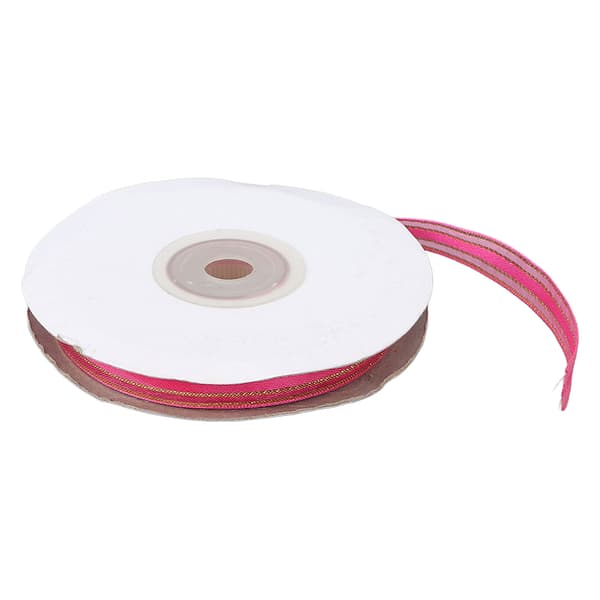 Polyester Chiffon Bånd Bryllup Satengbånd Hårtilbehør for dekorering av bukettkrans 0,4 tommer 28#