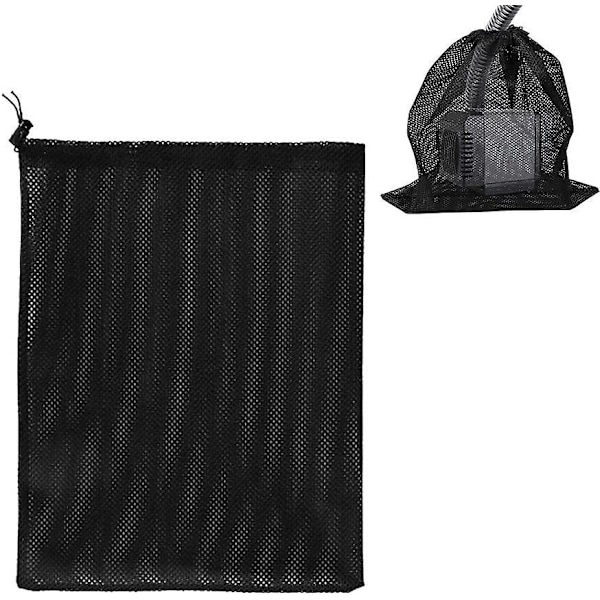 5 stk. Pumpefilter Nettpose, Dam Pumpefilterpose, Pumpe Nettpose, Husholdnings Vannpumpe Filtertilbehør, 41*31cm, Svart