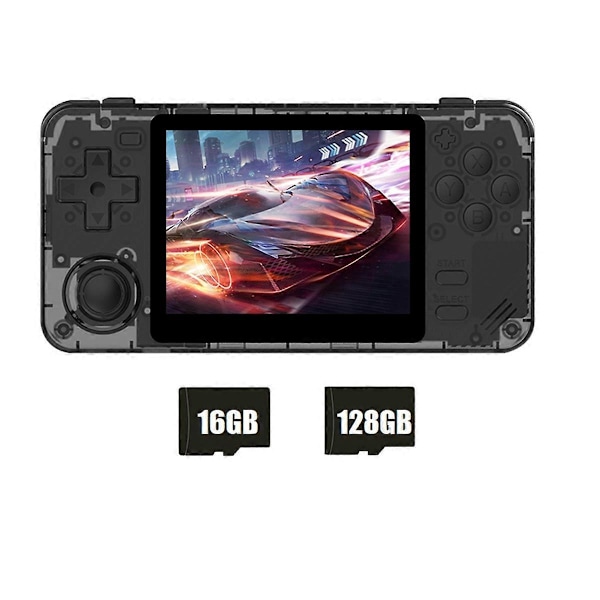 RGB10X Kannettava pelikonsoli 3,5 tuuman IPS-näyttö 16+128GB C