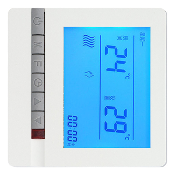 Termostat LCD-skærm Høj nøjagtig temperatursensor Overophedningsbeskyttelse Temperaturregulator