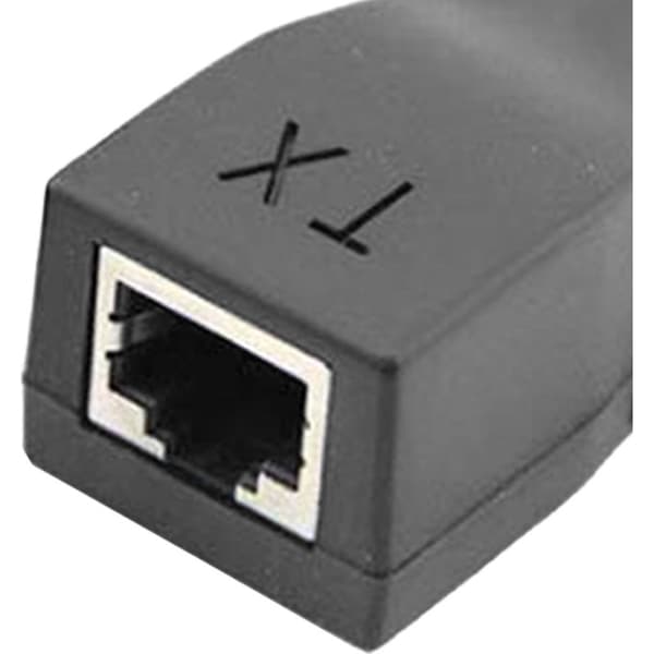 2-pak HDMI til Ethernet RJ45-forlænger, 30m netværkskabel, bærbar og kompakt, sort