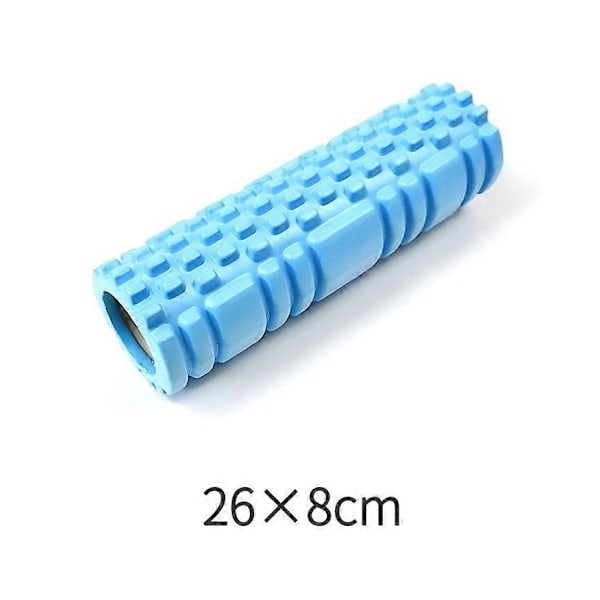 1 st Skummassage Roller för Yoga och Fitness Fysioterapi och Sportrehabilitering Utrustning Manuell ABS TPR Blå