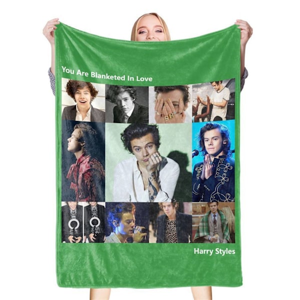 Polyester tæppe blødt personligt tæppe letvægts multifunktionelt til hjem rejse 80x100cm/2.62x3.28ft