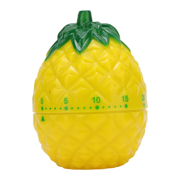 Kökstimer Fruktform Söt Stil Plastmaterial 6,4x6,4x8,7cm Kompakt Mekanisk Timer för Hemmet