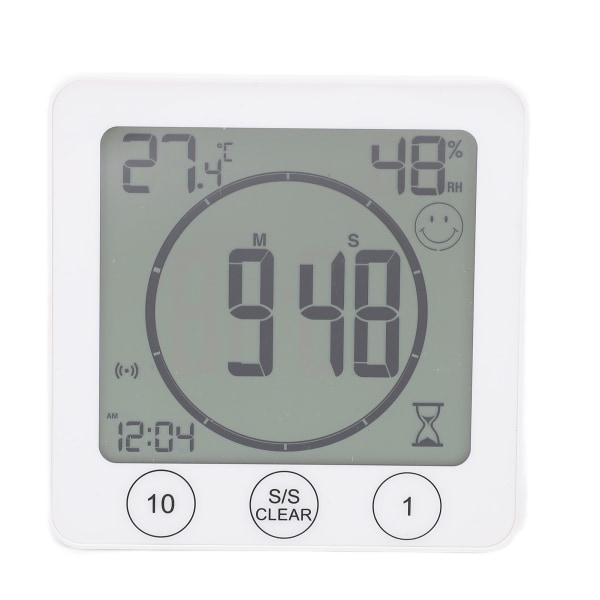 Temperatur- og fugtighedsmåler Indendørs termometer Hygrometer Timer til hjemmekontor